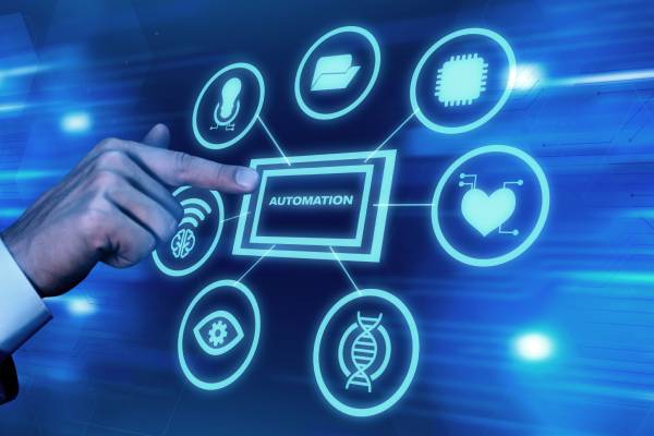 AI automation workflow for digital marketing and content creation.